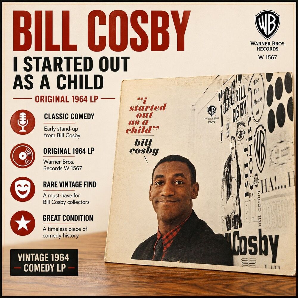 Bill Cosby I Started Out As A Child 1964 Warner Bros W 1567 LP